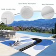 thumbnail image 3 of Boho Middle Century Outdoor Rug 5x7 Ft - Reversible Patio Rug Outdoor Camping Rugs, Abstract Blue Geometric Botanical Washable Indoor Outdoor Area Rugs, Non-Slip Outdoor Carpet Runner for Deck/Porch, 3 of 8