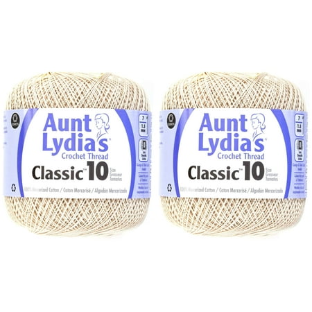 UPC: 0073650767937 | Aunt Lydia s Classic Crochet Thread Size 10-Natural