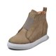 thumbnail image 2 of Zapatos de tacón alto con plataforma impermeable y cremallera Retro para mujer, zapatos individuales Wmkox8yii sa1887, 2 of 6