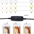 thumbnail image 5 of Soporte de luz para cámara web para transmisión en vivo, anillo de luz para selfies con soporte de montaje para cámara web para Logitech C925e, C922 X, C930e, C922, C930 C920, C615, Brio 4K, 5 of 5