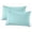Aqua, variant on Sacred Thread Pillow Cases Queen Size Set of 2, Rayon Derived From Bamboo Cooling Pillow Cases For Hot Sleepers, Soft and Mellow, (Queen), (Aqua)