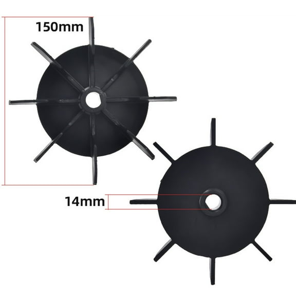 Premium 3P Solid Fan for Direct Drive Piston Air Compressor Pump Replacement