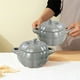 thumbnail image 5 of Tazón de Sopa de Cerámica de 1800 Ml con Tapa, Forma de Calabaza, para Uso Doméstico, Tazón Grande de Fideos de Doble Espiga., 5 of 6