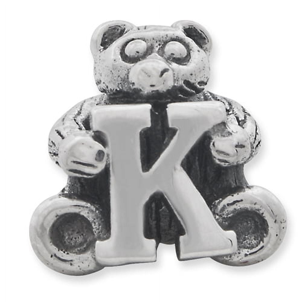Reflection Beads Sterling Silver Reflections Kids Letter K Bead