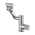 thumbnail image 3 of ZHIMAO Hot and cold multifunctional rotating bathroom basin digital display faucet Silver, 3 of 8