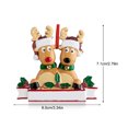 thumbnail image 4 of Matsuzay Animal de dibujos animados árbol de Navidad adorno colgante Año Nuevo ventana chimenea pared puerta Navidad Oficina decoración vacaciones Kits de decoración para fiestas 2 animales Matsuzay HA009187-01, 4 of 6