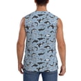 thumbnail image 4 of Fotbe Dolphins Men's Camiseta sin Mangas Estampada para Hombres, Playera Casual para Gimnasio, Entrenamiento, Playa-XX-Large, 4 of 7