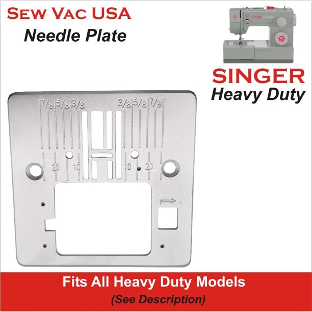 Needle Plate Fits SINGER Heavy Duty Model 4423