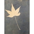 thumbnail image 2 of Blue 14x18 Gold Ornate Wood Framed with Double Matting Museum Art Print Titled - Lone Leaf, 2 of 4