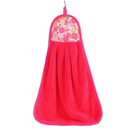 

ENTASSER Kids Towels Hand Kitchen for Kitchen Bathroomred
