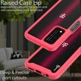 thumbnail image 5 of CoverON For T-Mobile Revvl V+ 5G / Metro by TMobile Revvl V Plus Phone Case, Military Grade Full Body Rugged Slim Fit Clear Cover, Pink, 5 of 9