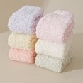 thumbnail image 5 of Women Fuzzy Slipper Socks, Winter Warm Cozy Non‑Slip Fuzzy Socks | Soft Plush Lining, Anti‑Slip Bottom Grip, Breathable Fabric, Stretchy Fit, Great for Lounging & Sleep (Yellow), 5 of 5