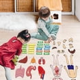 thumbnail image 4 of Body Parts Learning Felt Story Board for Family 48 Pcs Large Preschool Human Organ Name Words Useful Felt Story Board Set Wall Activity, 4 of 9