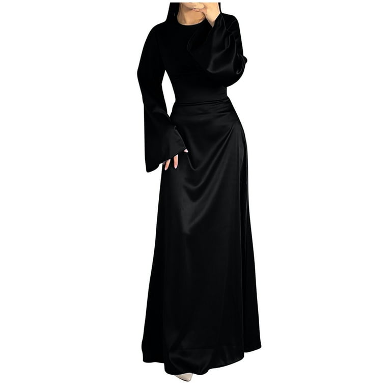 MIUOWANP Sexy Dresses for Women Hot Sell Casual Clothing Women's High-end Satin Long Sleeved Loose Fitting Dress Elegant Temperament Women's Evening Dress Size XXL Black - Walmart.com MIUOWANP Sexy Dresses for Women Hot Sell Casual Clothing Women's High-end Satin Long Sleeved Loose Fitting Dress Elegant Temperament Women's Evening Dress Size XXL Black - Walmart.com