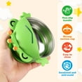thumbnail image 5 of 3 Pcs Stainless Steel Baby Bowl with Removable Silicone Shell Anti Scald Toddler Suction Bowl for Baby Food Feeding Snack, 5 of 11