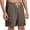 Khaki, variant on Mens Waffle Shorts Summer Casual 7" Drawstring Elastic Waist Short with Pockets Beach Vocation