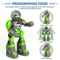 thumbnail image 6 of HopeRock RC Robot Toys for Kids, Gesture & Sensing Programmable Remote Control Smart Robot, Birthday Gift for Boys Girls Age 3 4 5 6 7 8+ Year Old(Green), 6 of 8