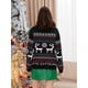 thumbnail image 5 of Suéter de punto navideño para mujer, estampado de letras, ciervo, copo de nieve, manga larga, cuello redondo, jerséis casuales para otoño e invierno, 5 of 5