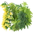 thumbnail image 3 of HAKIDZEL 3Pcs Reptile Tank Decorative Plants Leaves for Terrarium Decoration 11.8X6.3X0.08in, 3 of 8