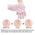 thumbnail image 2 of Touch Screen Spa Gloves & Socks, Moisturizing Gel Socks and Gloves Set, Heal Eczema Cracked Dry Skin Cracked Heels, Cuticles for for Repair Treatment Pink, 2 of 8