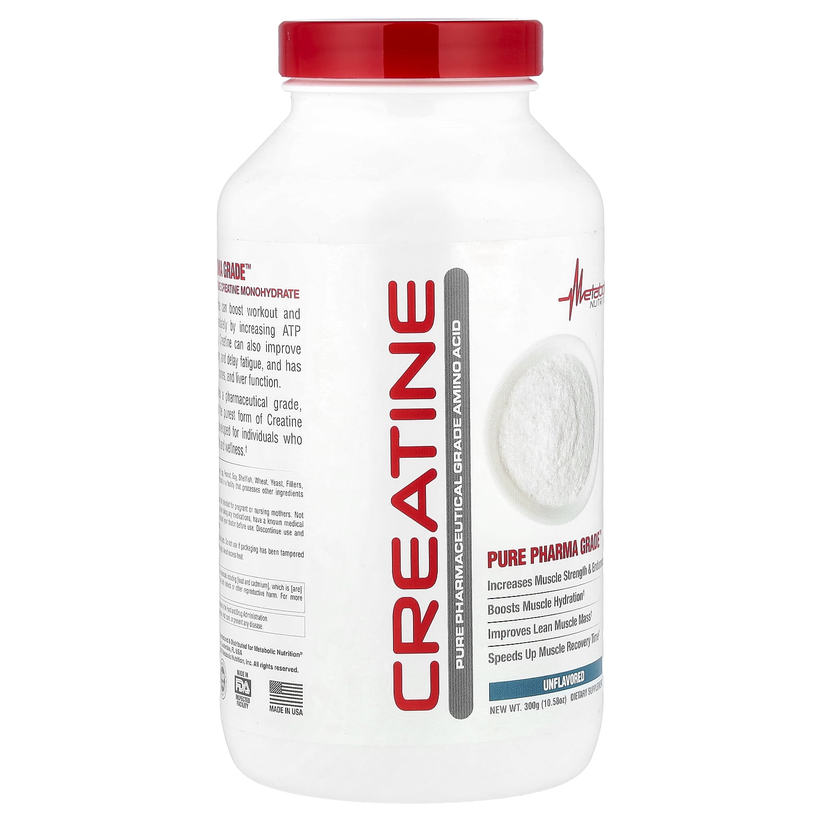 Metabolic Nutrition Creatine, 300 Grams, Powder