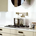 thumbnail image 4 of Whitehaus Vintage III Plus Wall Mount Retractable Swing Spout Pot Filler with Cross Handles, 4 of 4