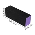 thumbnail image 4 of Unique Bargains Comfortable Three Sides Black Sand Nail Buffers 10 Pcs Purple, 4 of 6