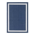 thumbnail image 3 of Unique Loom Decatur Collection Area Rug - Border (4' 2" x 6' 1" Rectangle Navy Blue/Ivory), 3 of 7