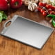 thumbnail image 5 of Tabla de cortar de acero inoxidable, tabla de cortar de cocina grande y resistente con ranura para jugos y patas antideslizantes para una limpieza fácil, ideal para preparar carne y picar, 5 of 5