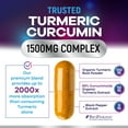 thumbnail image 6 of Turmeric Curcumin Supplement 95% Curcuminoids 1500mg with Organic Turmeric & BioPerine Black Pepper Extract for Best Absorption, Natural Vegan Joint Support, Non-GMO, Bottled in USA - 360 Capsules, 6 of 9