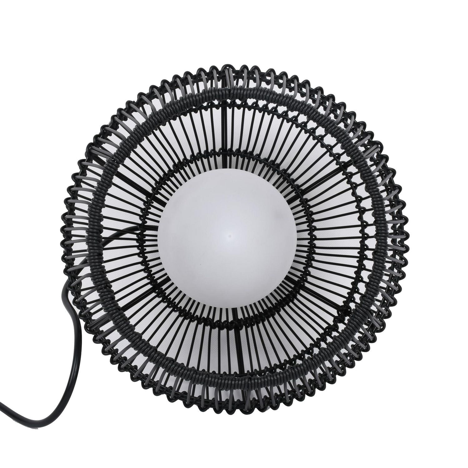 Better Homes and Gardens 11'' Black Woven Pendant