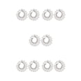 thumbnail image 1 of Pendientes de cristal Minnieouse para mujer joyería de moda boda accesorios regalo personalizados madre e hija Silber 5piezas, 1 of 6