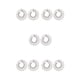 thumbnail image 1 of Pendientes de cristal Minnieouse para mujer joyería de moda boda accesorios regalo personalizados madre e hija Silber 5piezas, 1 of 6