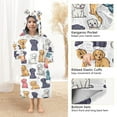 thumbnail image 4 of joogoo Blanket Hoodie for Puppy Dogs Cartoon Oversize Sweatshirt 3-14 YR L, 4 of 7