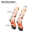 thumbnail image 2 of Balery Butterfly Floral Elegance Printed Novelty Socks Men's Women's Crew Socks Sports Socks Knee High Socks Cotton Socks Quirky and Cool Socks, 2 of 9
