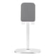 thumbnail image 1 of GOOHOCHY Soporte para funda de teléfono móvil, base metálica antideslizante para computadora de escritorio, soporte para tableta (plateado), 1 of 8