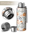 thumbnail image 2 of 20 Oz Fall Pumpkins and Leaves Pattern Coffee Tumbler Double Wall Insulated Stainless Steel Water Bottle | Metal Reusable Thermoses Flask with Cup Cap | Leak & Sweat Proof with Anti-Dust Lid, 2 of 7