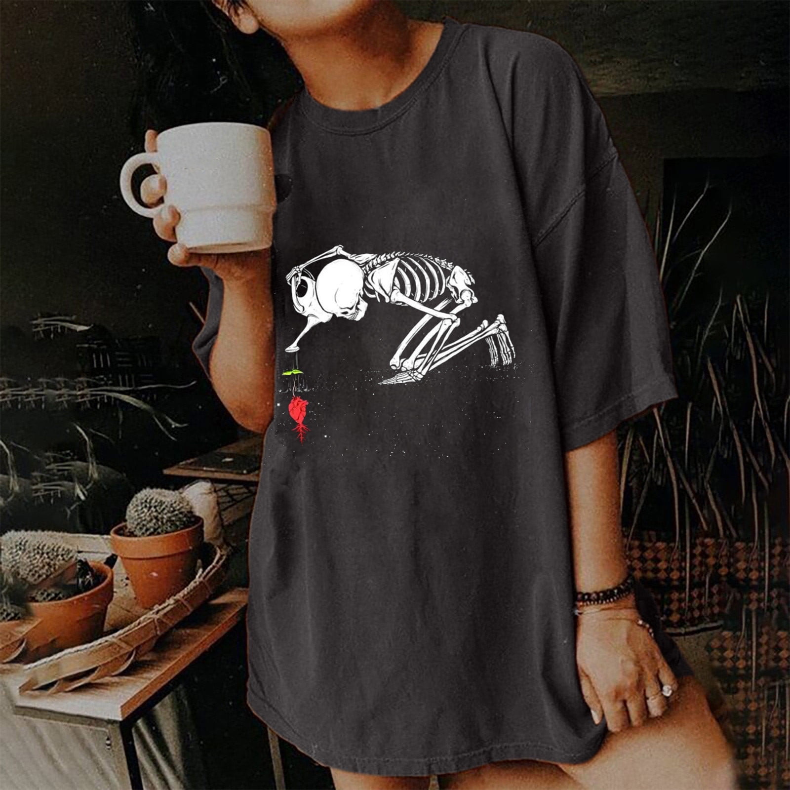 Sckarle Summer Y2k Tops para mujer, camiseta casual Peru Ubuy