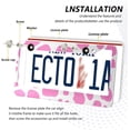 thumbnail image 5 of Coolnut Cow License Plate Frames 2 Pack, Waterproof Aluminum Alloy Car Tag Holder 2 Holes License Plate Covers with Screw Caps Auto Accessories, 5 of 7