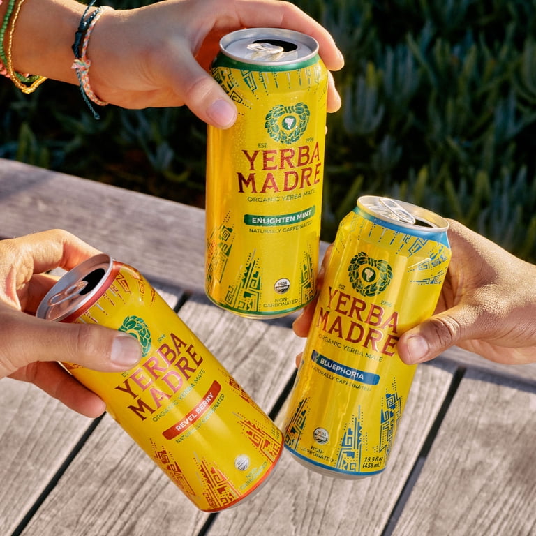 Yerba Madre Organic Yerba Mate, Revel Berry, Energy Drink
