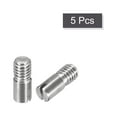 thumbnail image 3 of Uxcell 5 pack M4 x 10mm Slotted Cylindrical Pin 304 Stainless Steel Dowel Locating Pin, 3 of 6