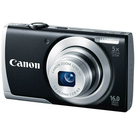 CANON 8157B001 16 Megapixel Powershot A2600 Digital Camera Black