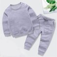 thumbnail image 2 of Toddler Kids Athletic Clothes Sets Unisex Boys Girls Long Sleeve Sweatshirt and Jogger Pants Sweatsuit Sets Fall Winter Outfits, 2 of 7