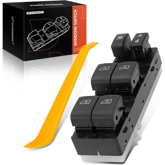 A-Premium Driver Side Power Master Window Switch Compatible with Infiniti G25 2011-2012, G35 2007-2008, G37 2009-2013, Q40 2015, V6 2.5L 3.5L 3.7L 3.7L, Replace 1S14980, 25401JK40A