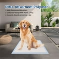 thumbnail image 2 of Honey Care A05 ,Dog and Puppy Training Pads, Ultra Absorbent, Small, Blue, 17.5" x 23.5", 120 Count, 2 of 7