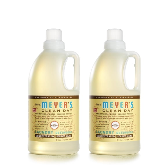 Detergente para ropa Mrs. Meyer's Clean Day Baby Blossom 1.89Lx2
