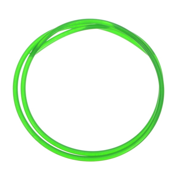 Uxcell Round Belts 5mm Dia 1 Meter Length Smooth Surface PU Polyurethane, Green