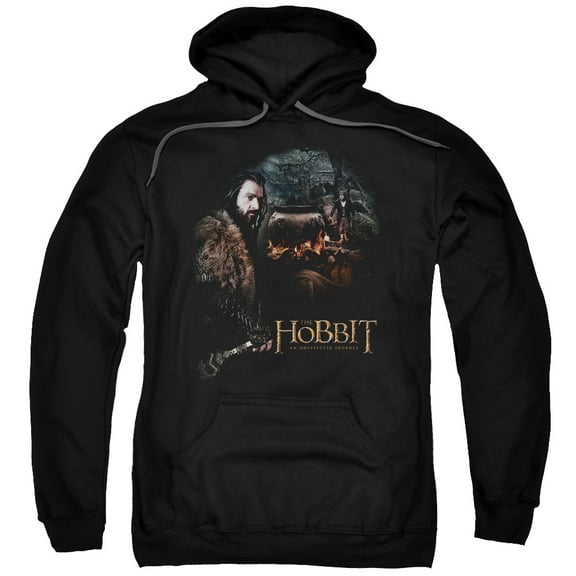 The Hobbit Cauldron Adult Pullover Hoodie Sweatshirt Black