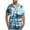 Light Blue, variant on ZCFZJW Men's Hawaiian Shirt Funky Tropical Floral Printed Beach Vacation Tees Shirt Regular Fit Casual Button Down Short Sleeve Graphic T-Shirts Tops Gray XL