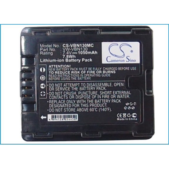 Replacement Battery For Panasonic 7.4v 1050mAh / 7.77Wh Camera Battery